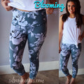 BLOOMING HiWaist Floral Crop Leggings