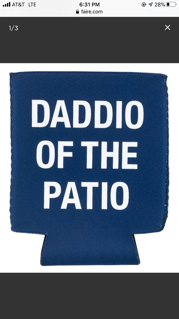 AF DADDIO OF THE PATIO Can Koozie