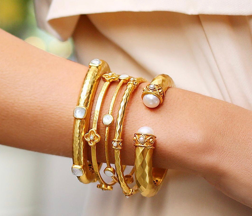 JULIE VOS Demi SAVANNAH Hinge Cuff Bracelet