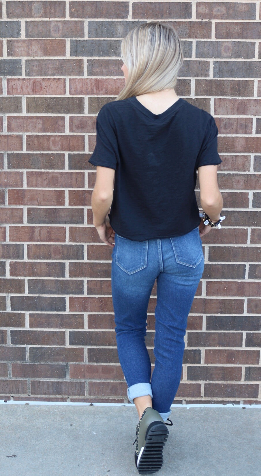 KANCAN HiRise PROGRESS Distressed Ankle Skinny Jeans