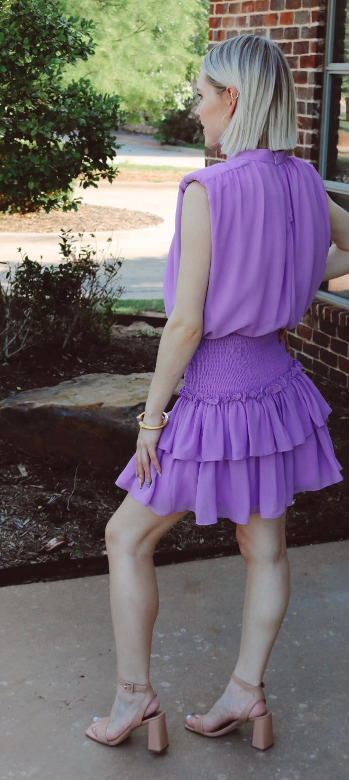 PROSPECT Smock waist Tier Dress