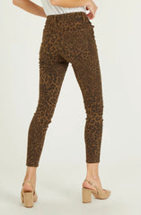 DEAR JOHN Leopard GISELE Skinny Jeans