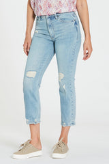 DEAR JOHN Super HiRise FRANKIE Distressed Ankle Crop Jean