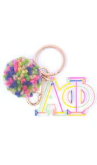 AL Sorority Keychain CONFETTI Pouch