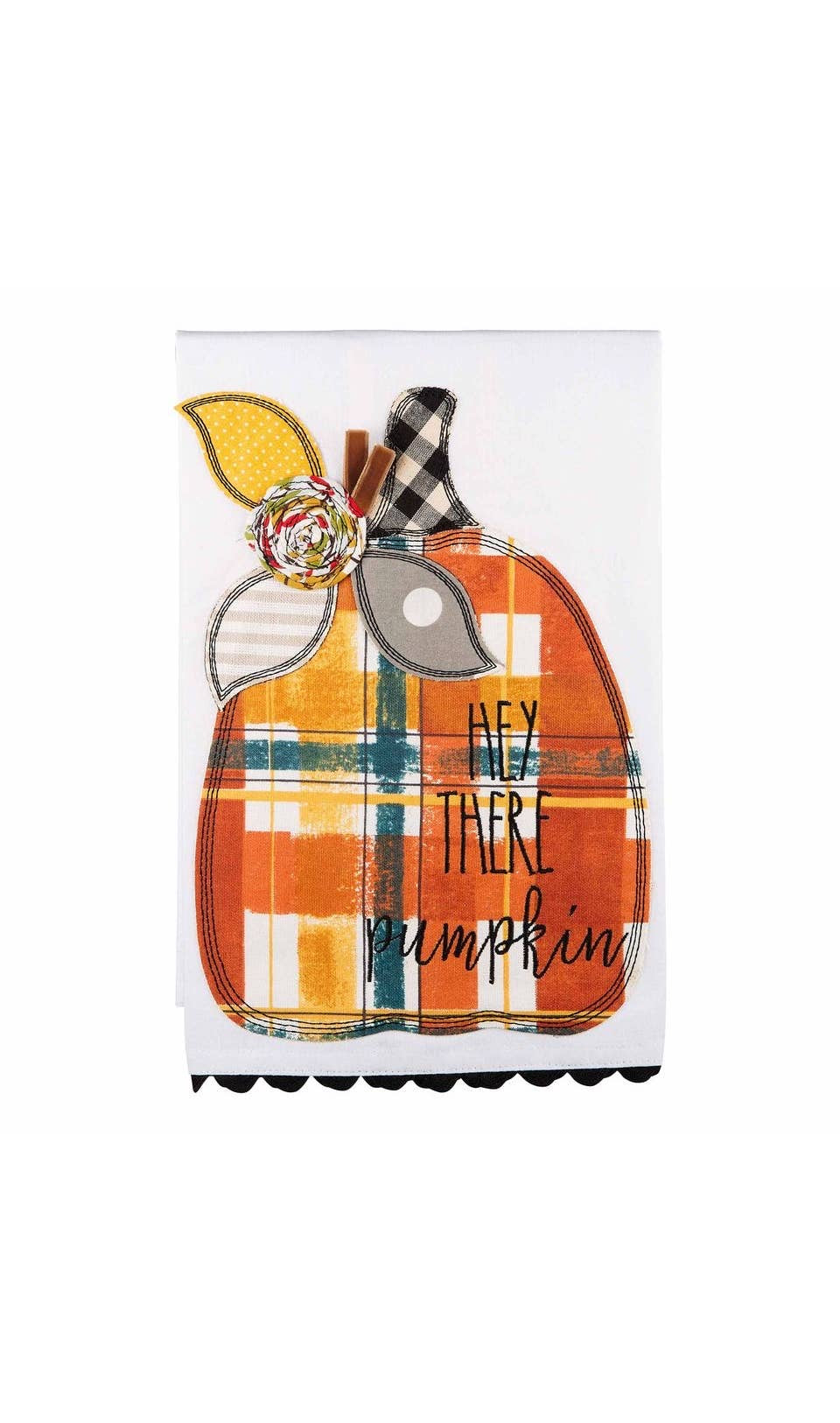 GH Appliqué HEY THERE PUMPKIN Tea Towel