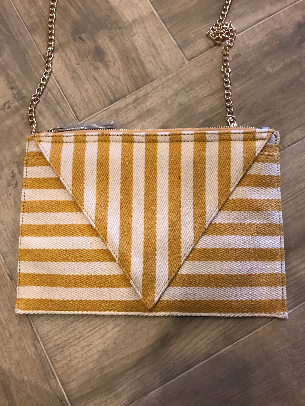 BARCELONA Stripe Cross Body Purse