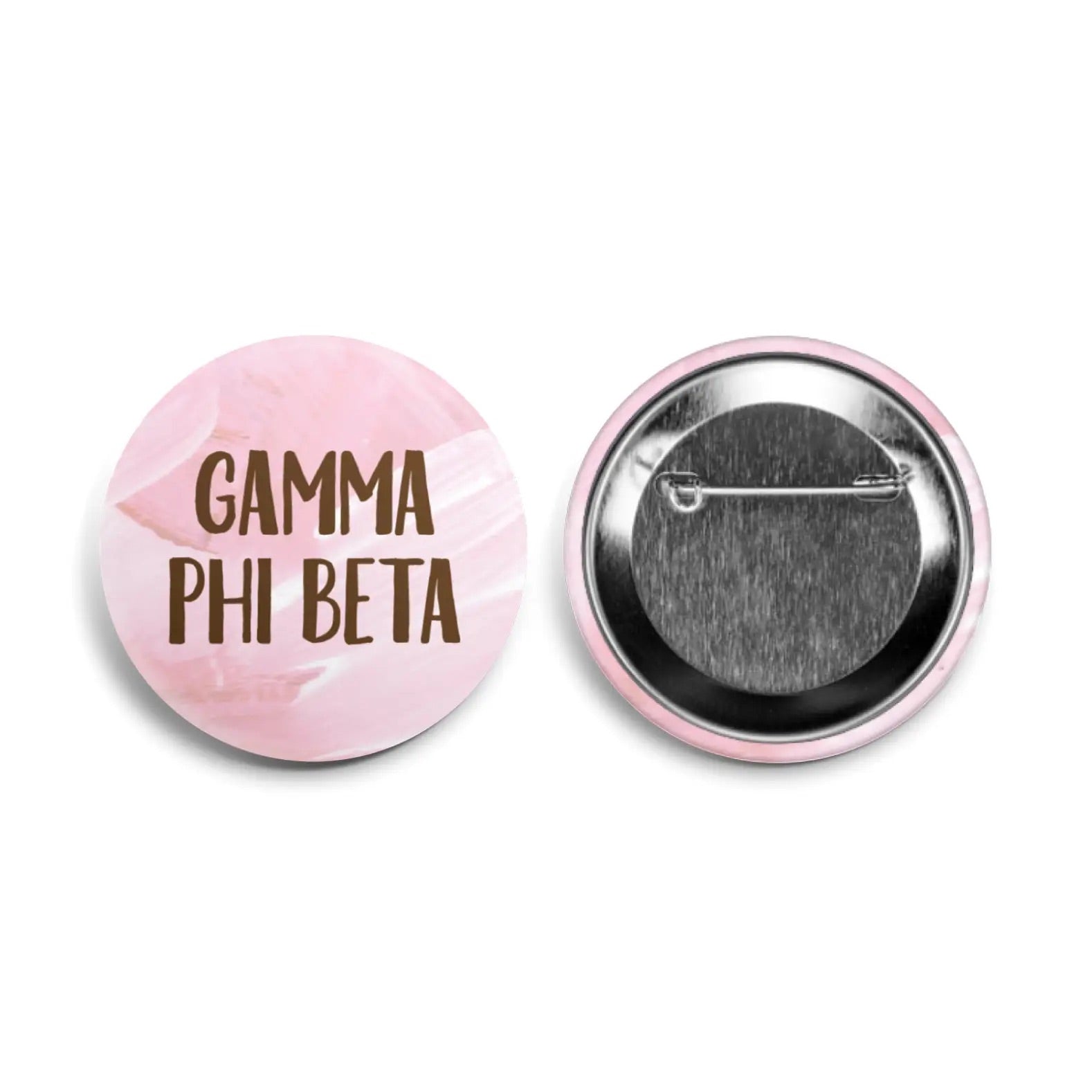 MS Sorority ABSTRACT Greek Chic Button