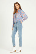 DEAR JOHN  Cuffed BLAIRE HiRise FrayHem Jeans