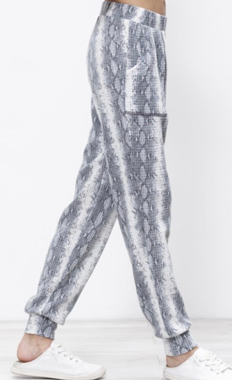 Mittoshop WELBORN Python Brushed WaffleKnit Jogger Pant