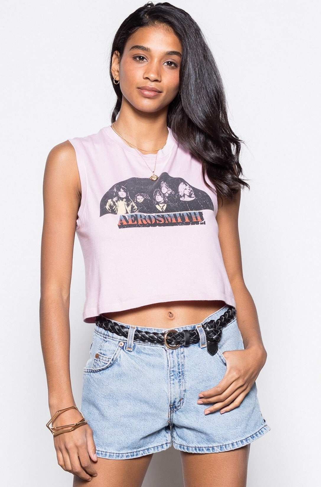 DAYDREAMER AEROSMITH Arch Rebel Peony Tank Top