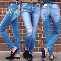 KANCAN Distressed HARTFORD Girlfriend Jeans