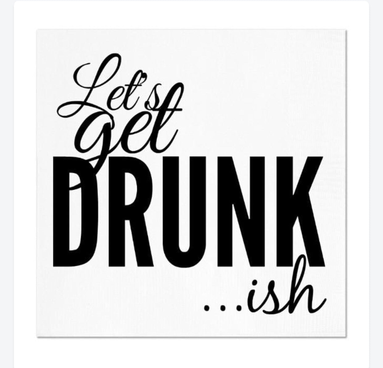 TWISTED WARES 20 Ct. Cocktail Napkins