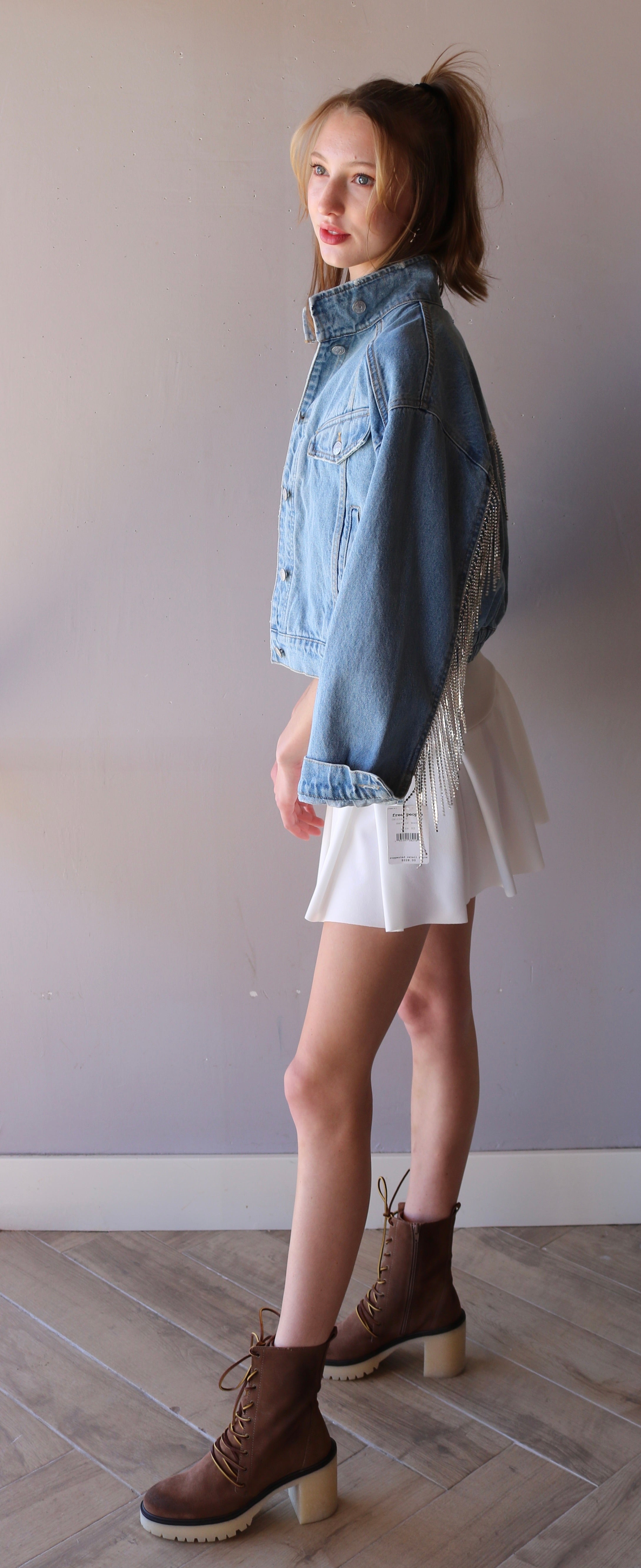 SCOUT Pleated StretchKnit Skirt