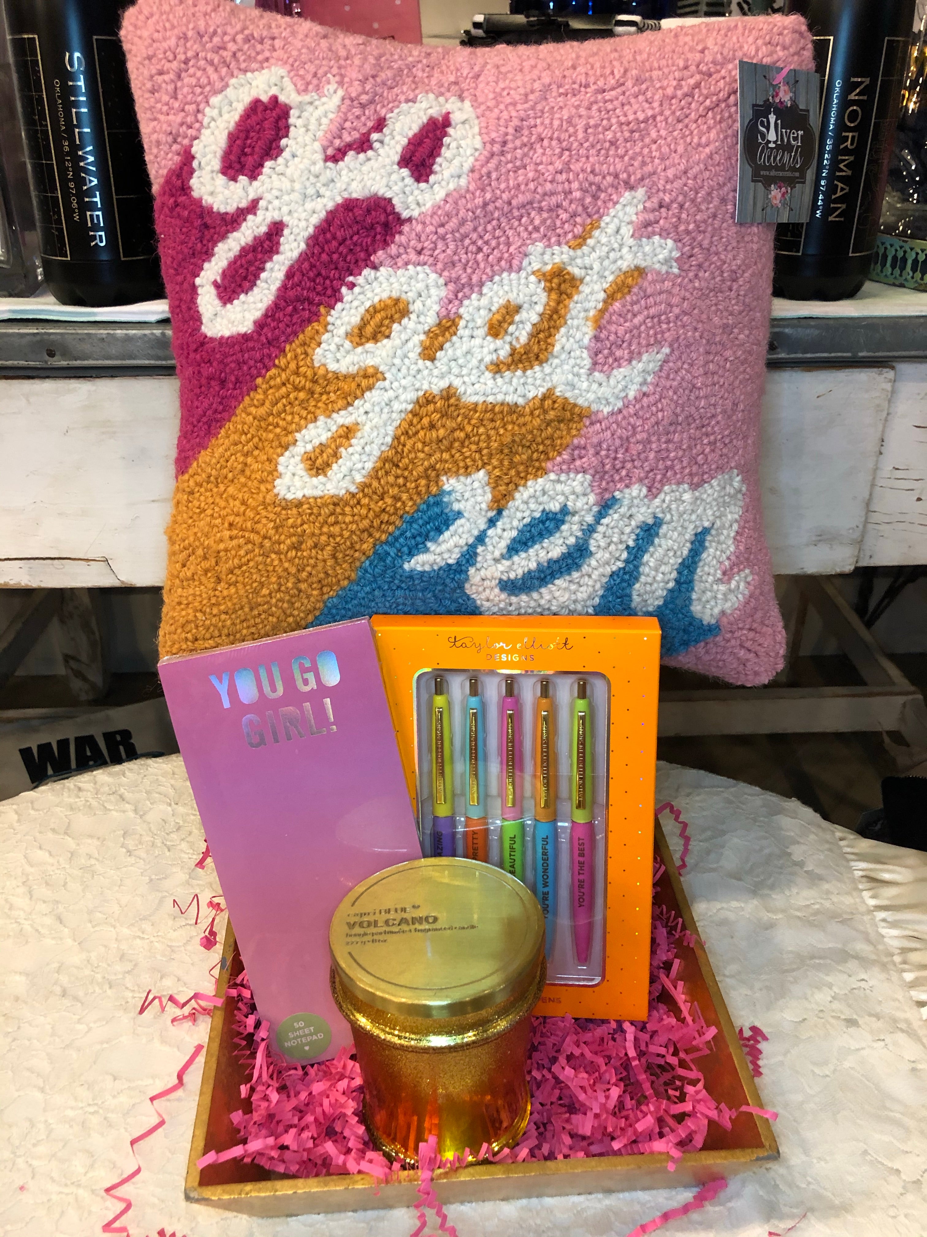 TE Pink YOU GO GIRL List Pad