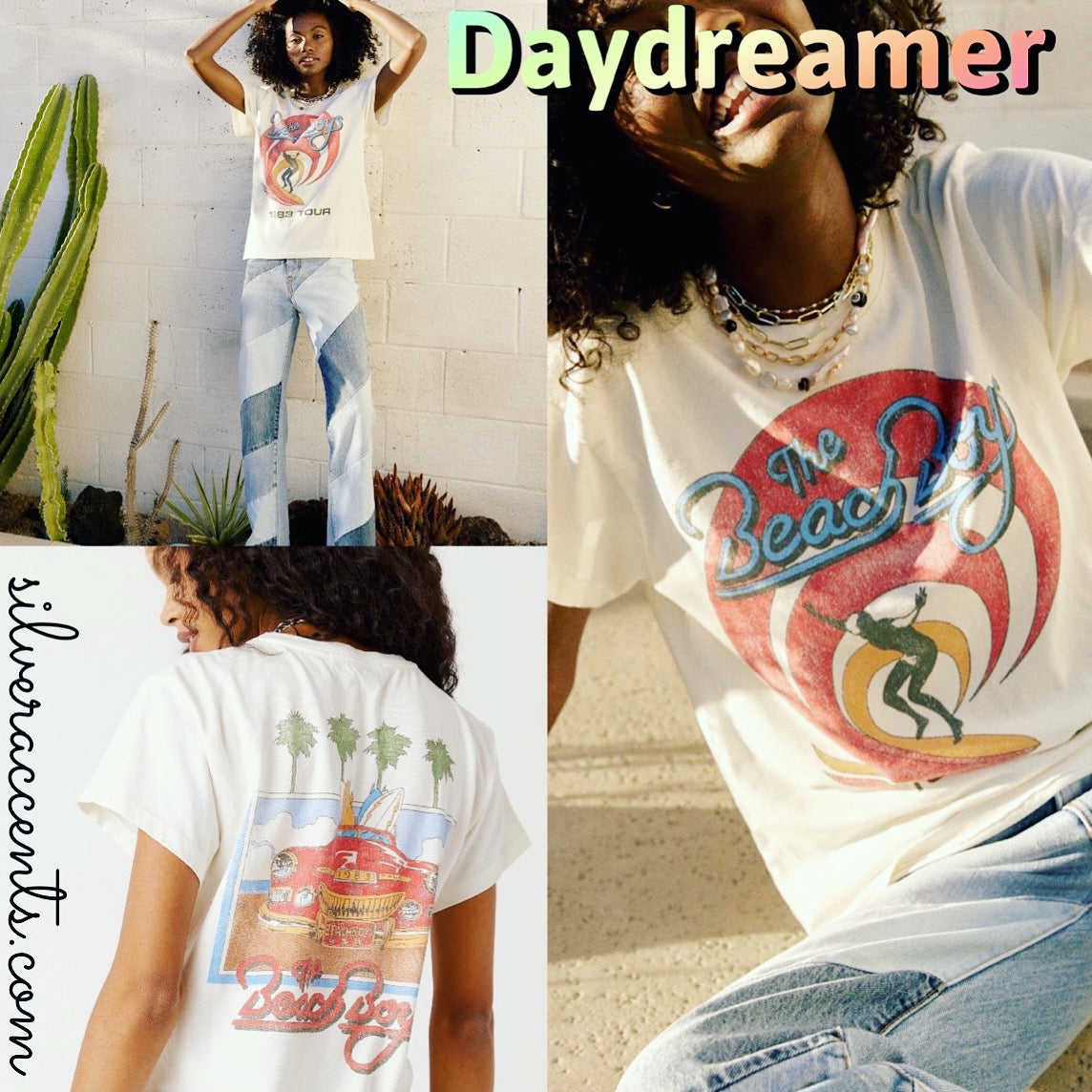 DAYDREAMER 1983 BEACH BOYS Concert Tour Tee