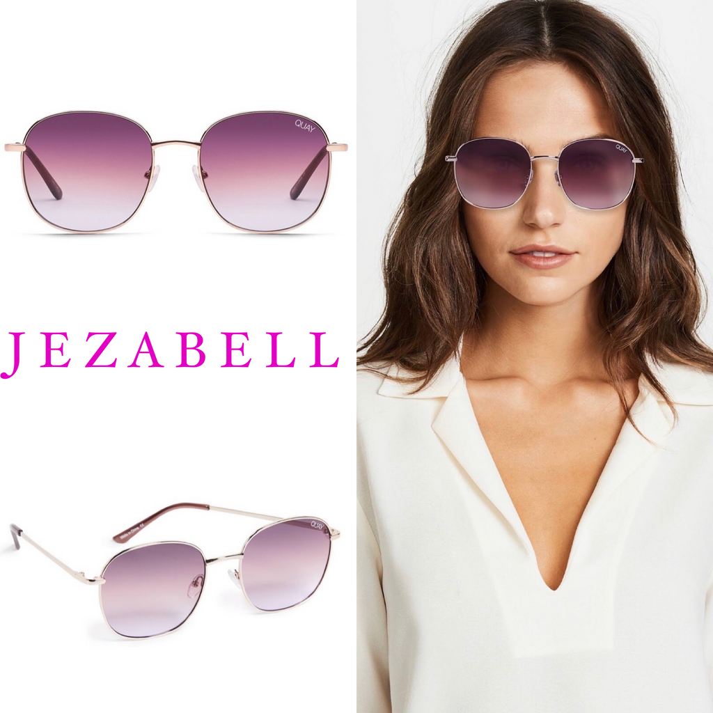 QUAY JEZABELL Sunglasses Silver Accents