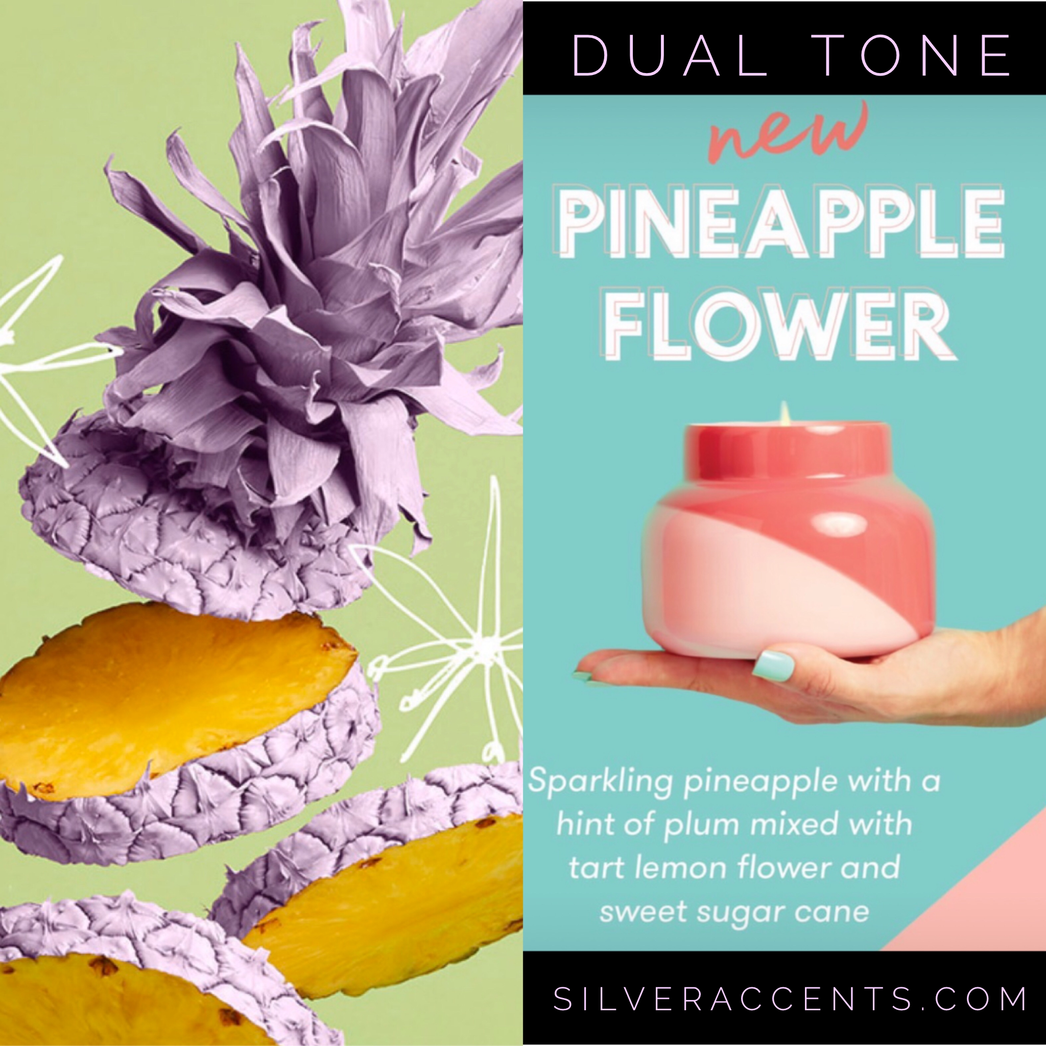 CAPRI BLUE 19oz. DUAL TONE Signature Jar Candle