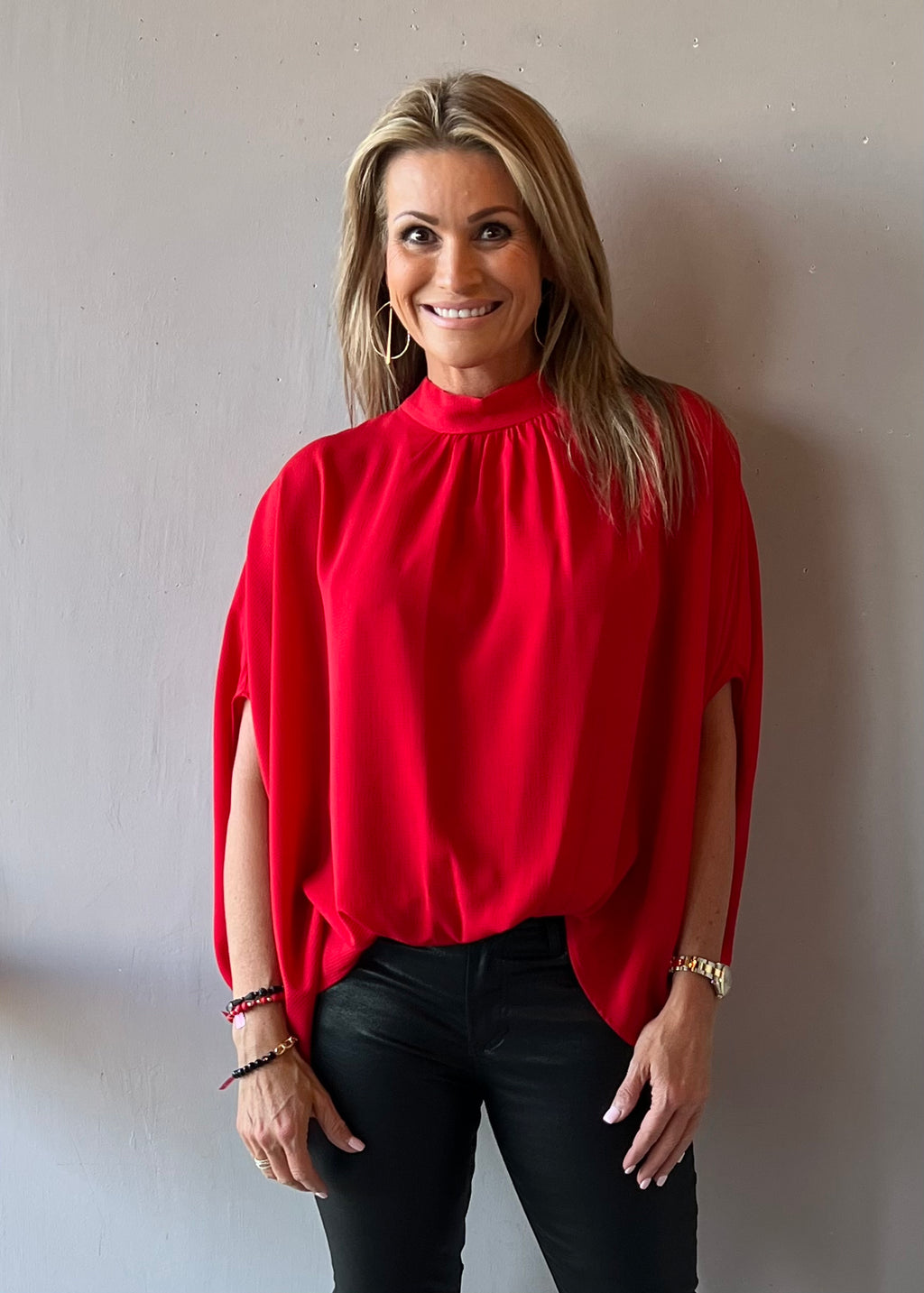 *IVY JANE Bow~Back RUBY Poncho Top