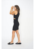 PROJECT SOCIAL T Ribbed OH DEAR Cut Out Dress