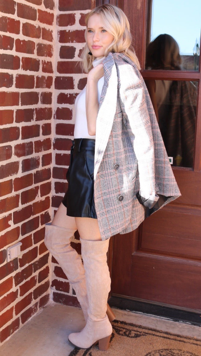 VITAL Glen Plaid Blazer Jacket
