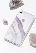 THE CASERY Light Purple AGATE Phone Case