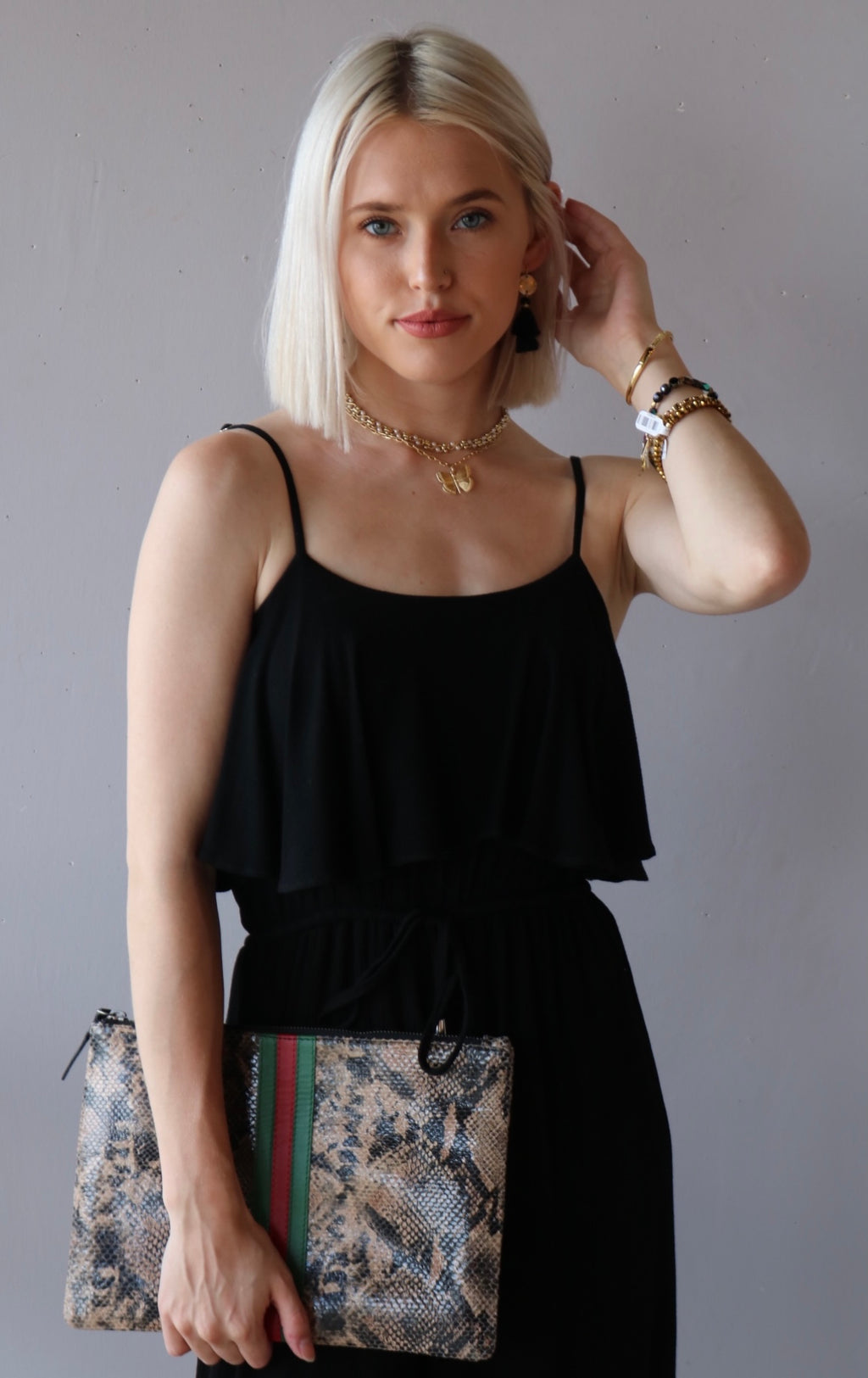 CLARA RuffleBust SmockWaist Jumpsuit