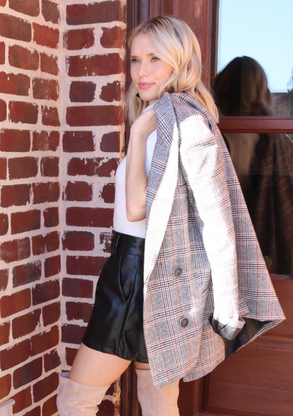 VITAL Glen Plaid Blazer Jacket