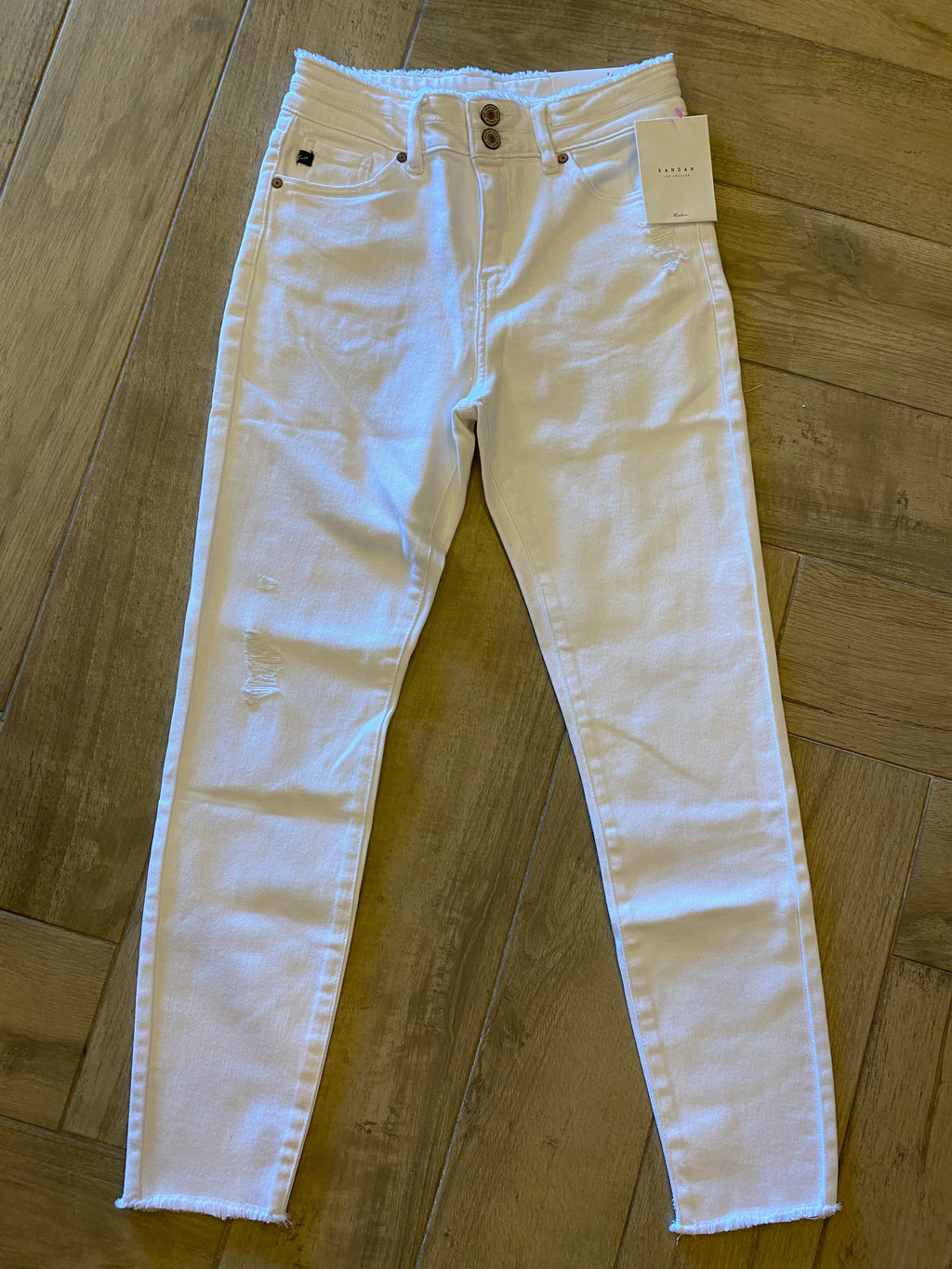 KANCAN HiRise DAYBREAK DoubleWide Band Skinny Jeans