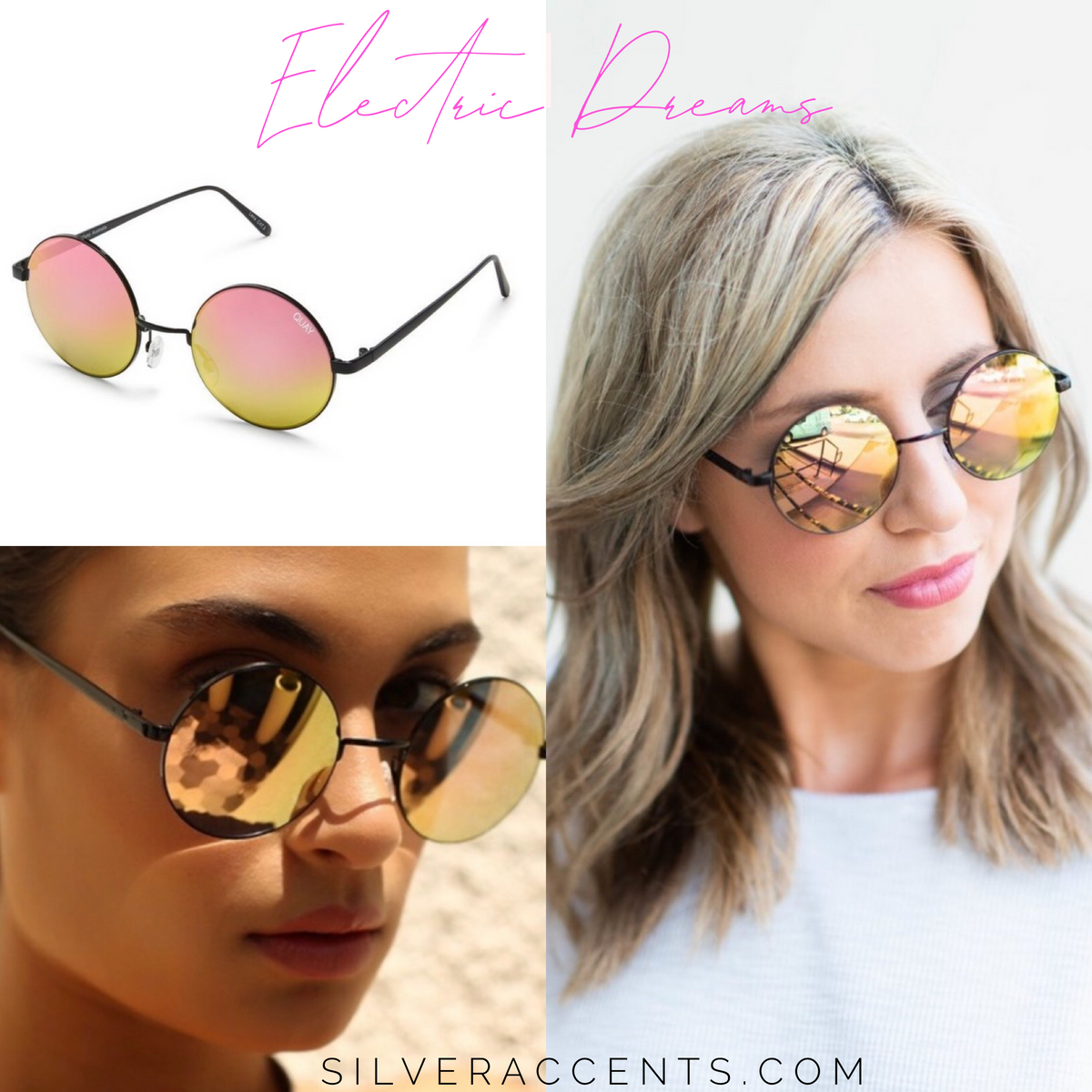 QUAY AUSTRALIA Black/Mirror ELECTRIC DREAMS Sunglasses  display picture 1