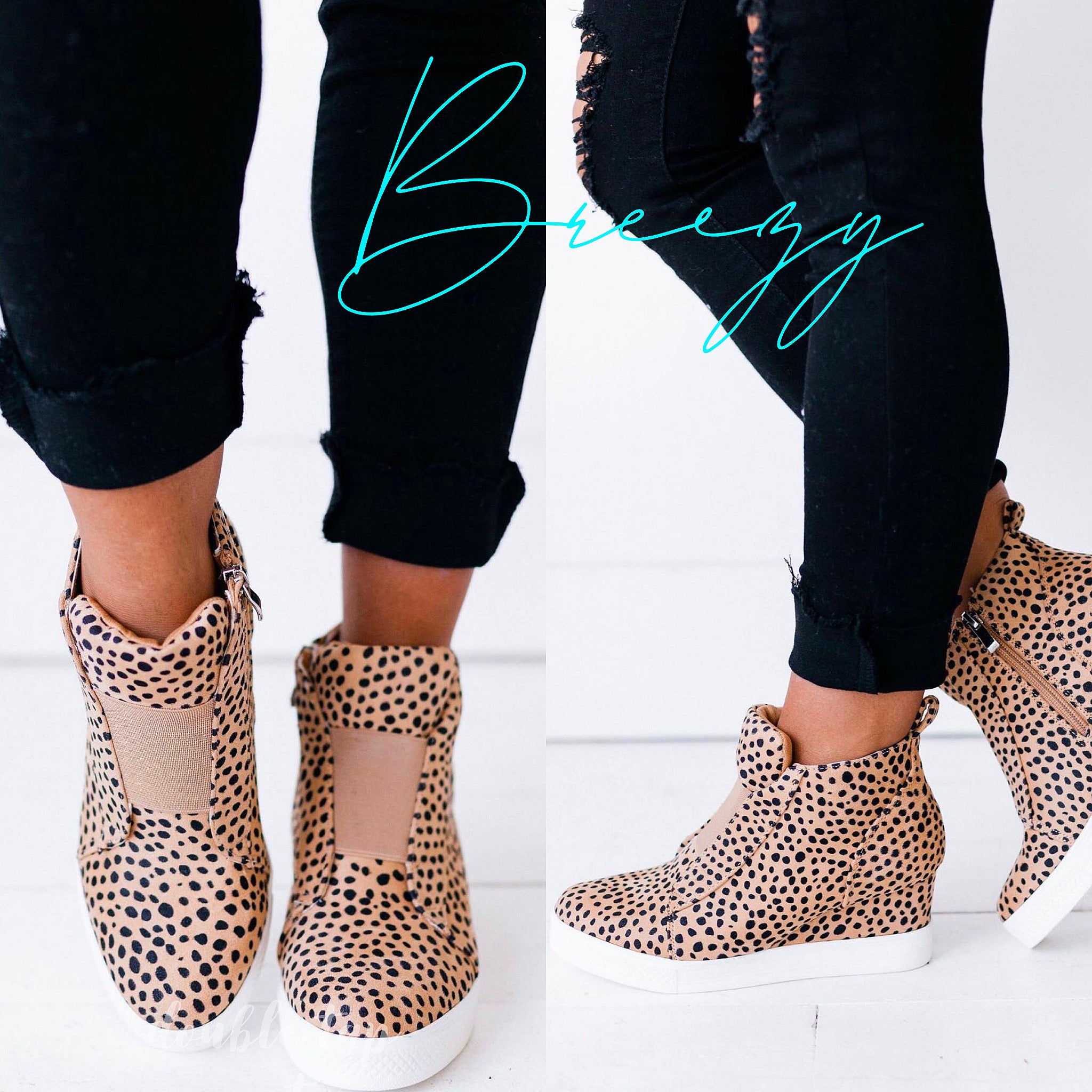 Ccocci BREEZY Print Hidden Wedge Sneaker Shoe