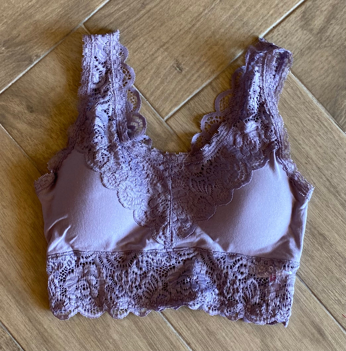 VITAL Lace Trim/Back Bralette