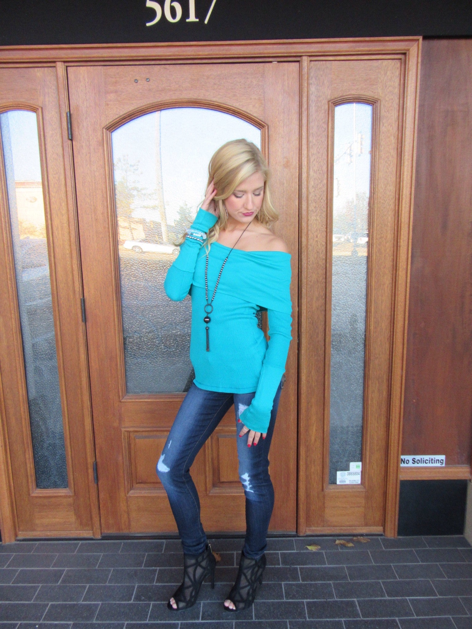 BOBI Thermal FACEOFF CowlNeck Top