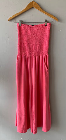 *BOBI Smocked PIERCE Strapless Jumpsuit