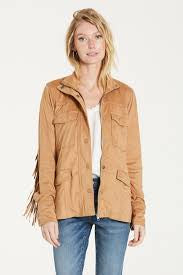 DEAR JOHN Fringe LEVI Suede Jacket