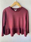 TCEC SHIFTY RuffleHem FrenchTerry Top