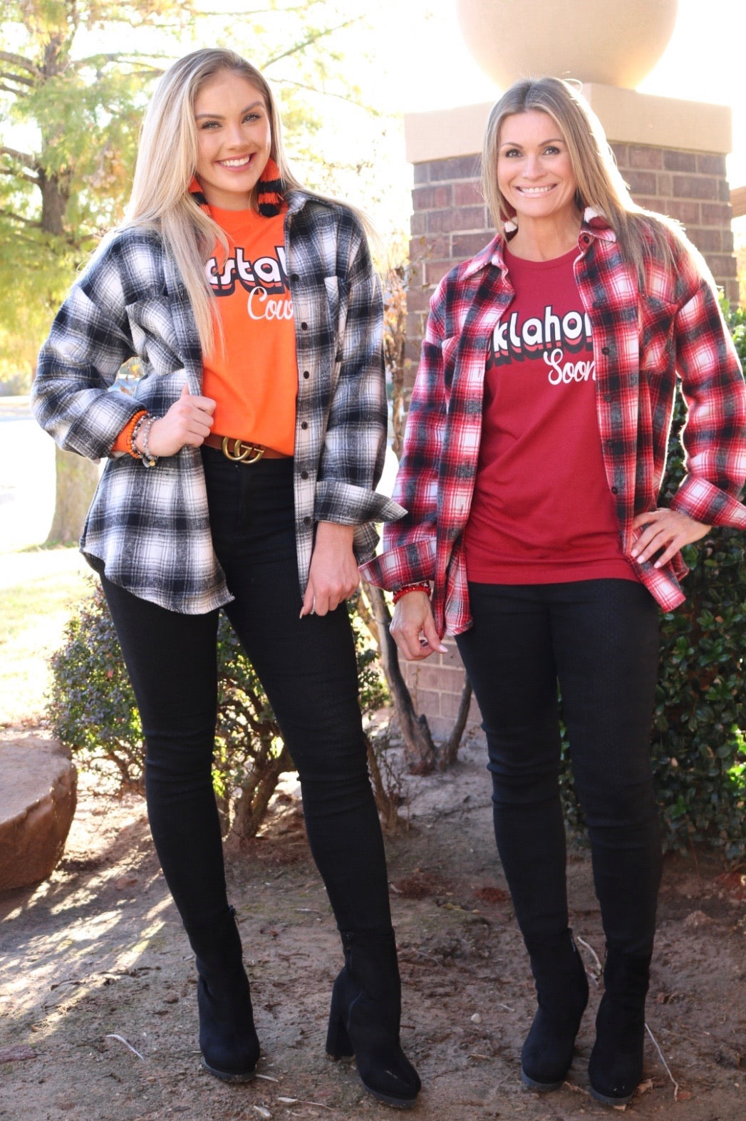 GAMEDAY COUTURE Throw Back VARSITY VIBES Oklahoma State Top