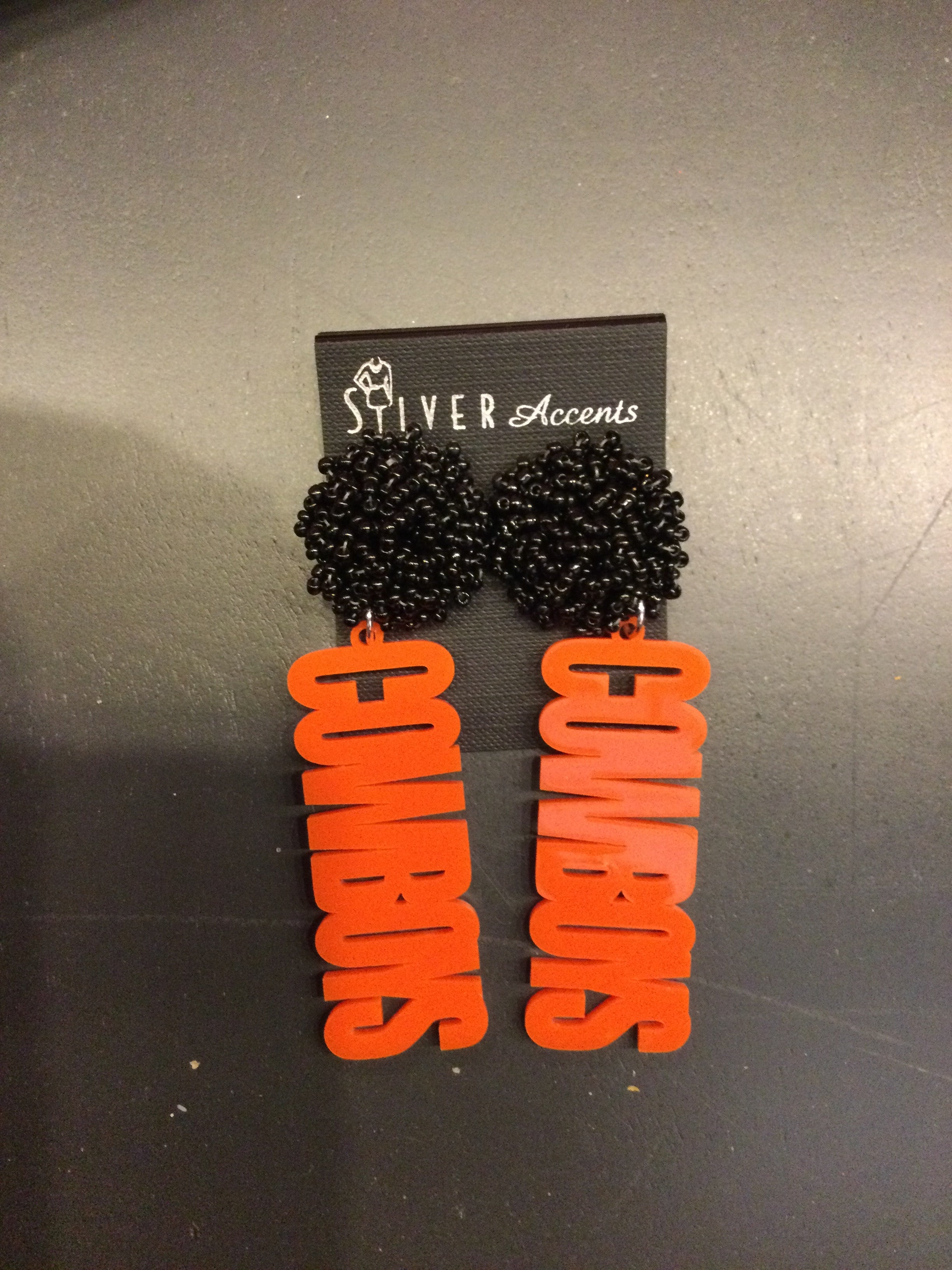 BMR Acrylic SHOUTOUT Word Earrings