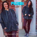PLUSH SuperSoft 1/4 Zip Fleece Pullover Top