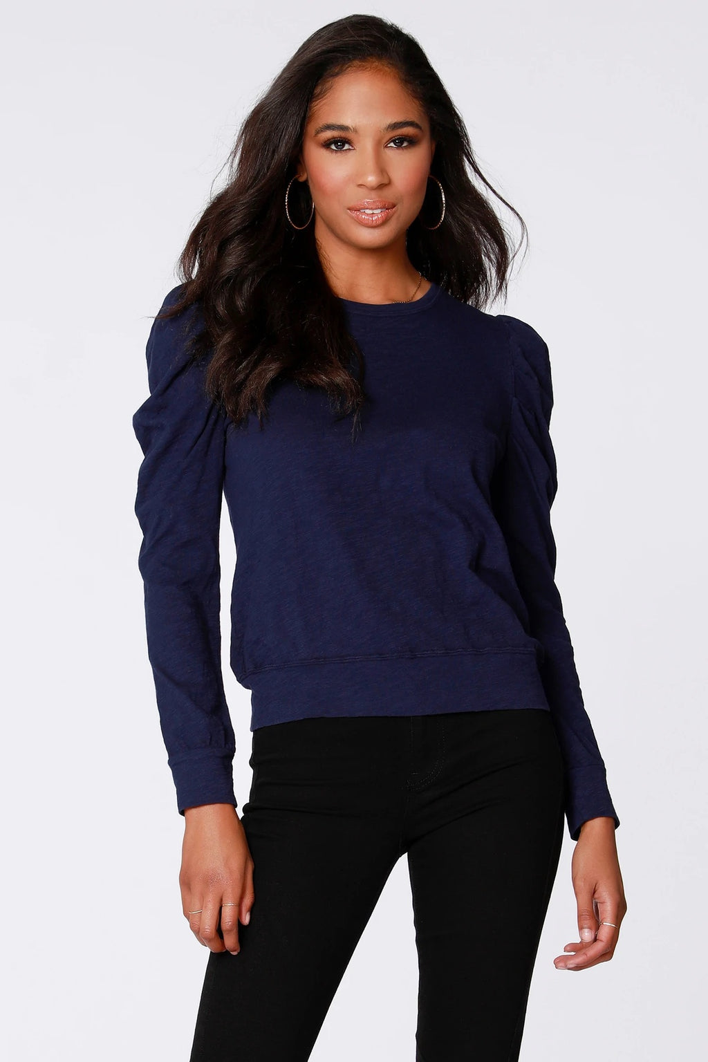 BOBI Puff Sleeve APPOINT SlubJersey Top