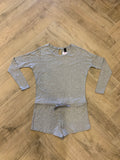 BOBI TURNBACK TIME Dropshoulder Heathergrey Romper