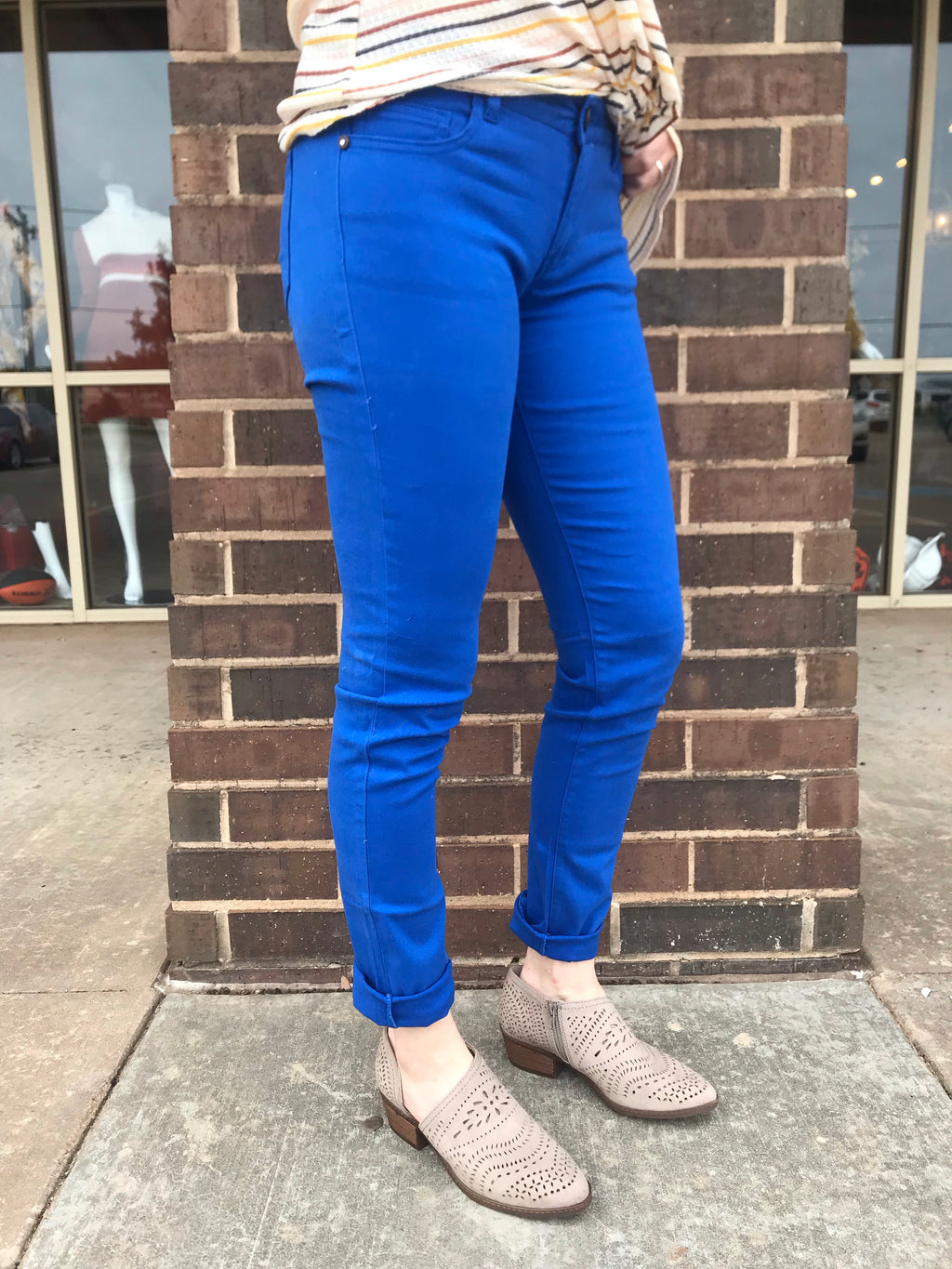 UPTOWN 5 Pocket Color Skinny Jeans