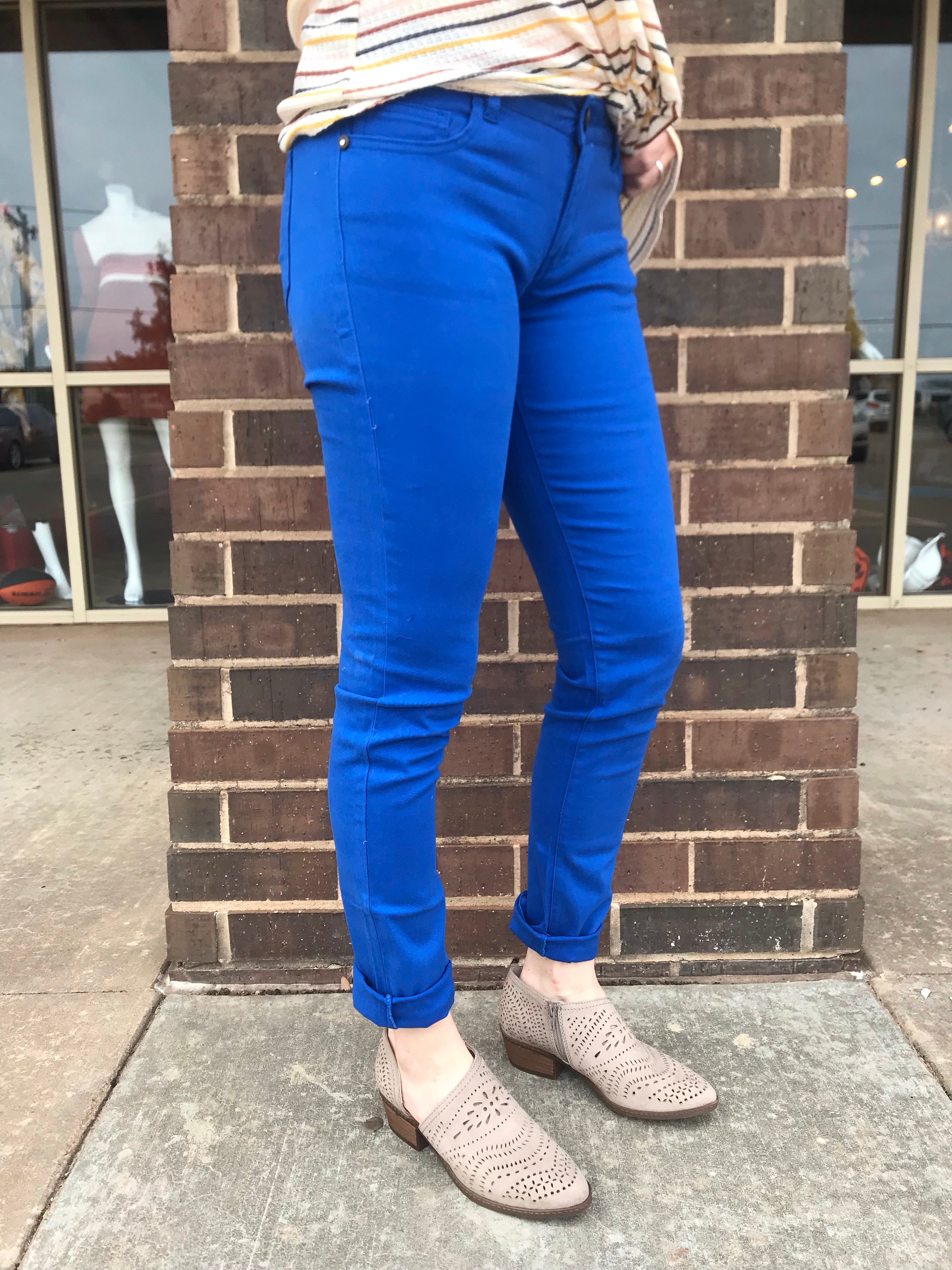 UPTOWN 5 Pocket Color Skinny Jeans