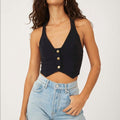 FREE PEOPLE Knit VERA VESTY Cami Top