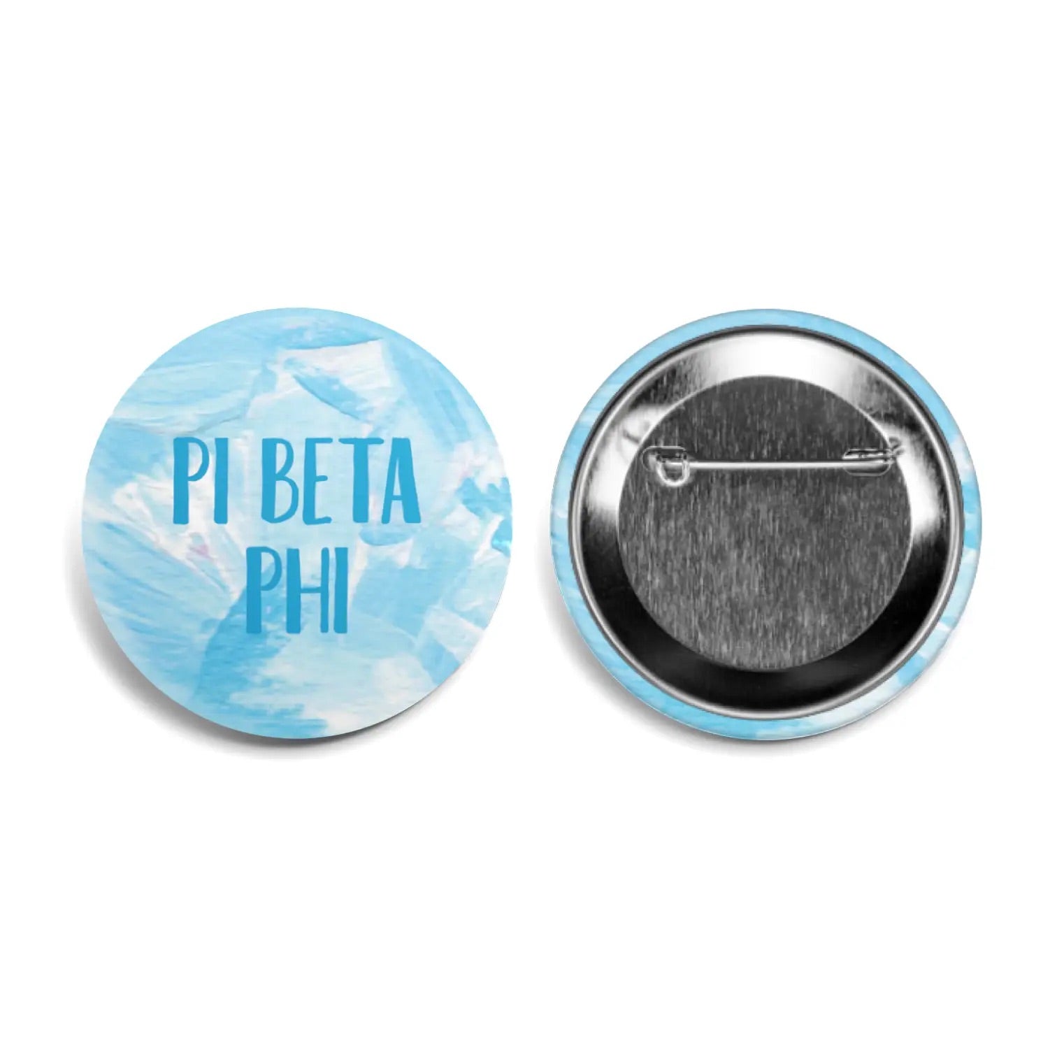 MS Sorority ABSTRACT Greek Chic Button