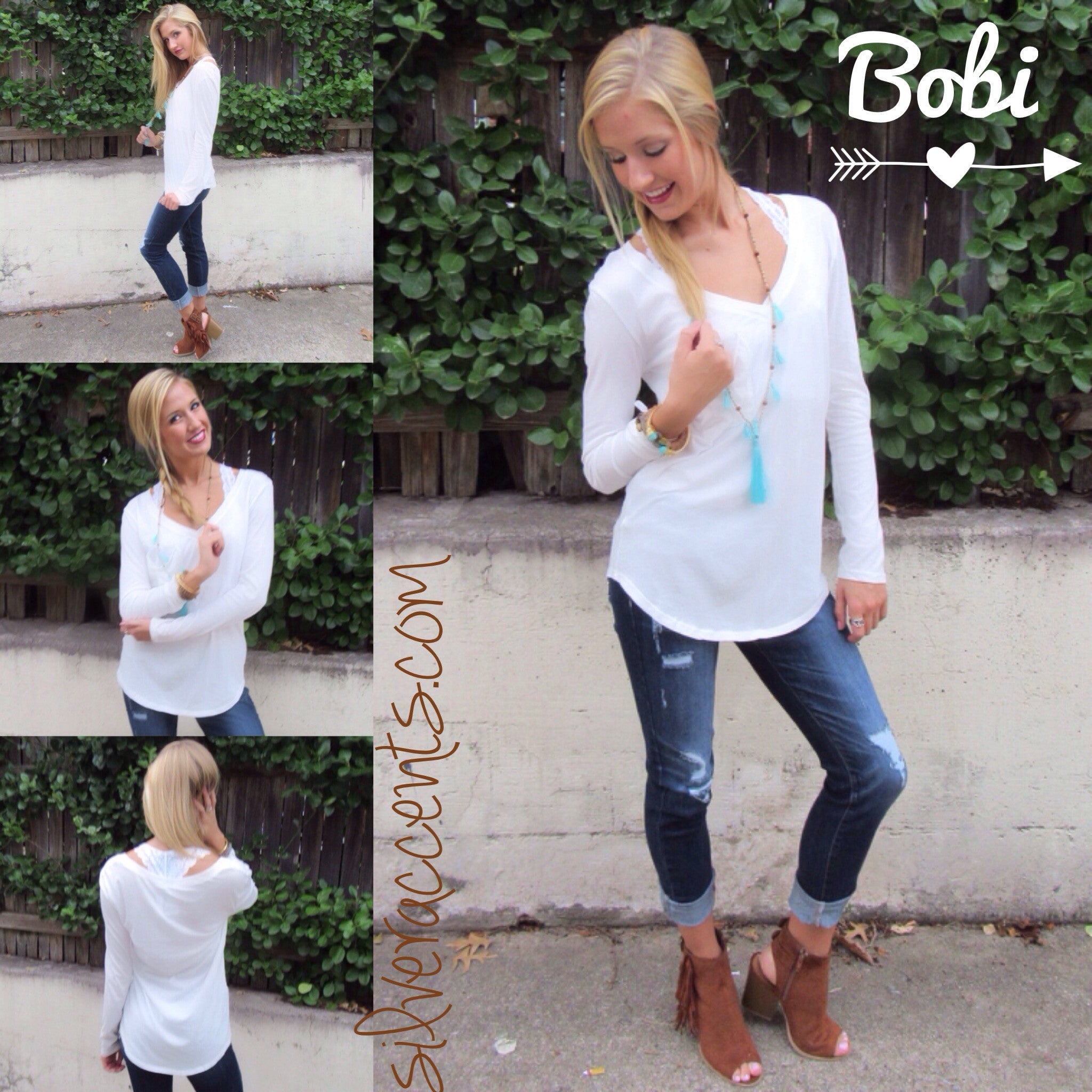 BOBI LongSleeve PERFECT Boyfriend Pocket Tee