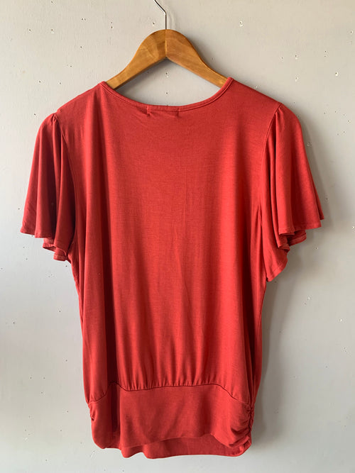 *MICHAEL STARS Luxe~Jersey CECILE Surplice Top