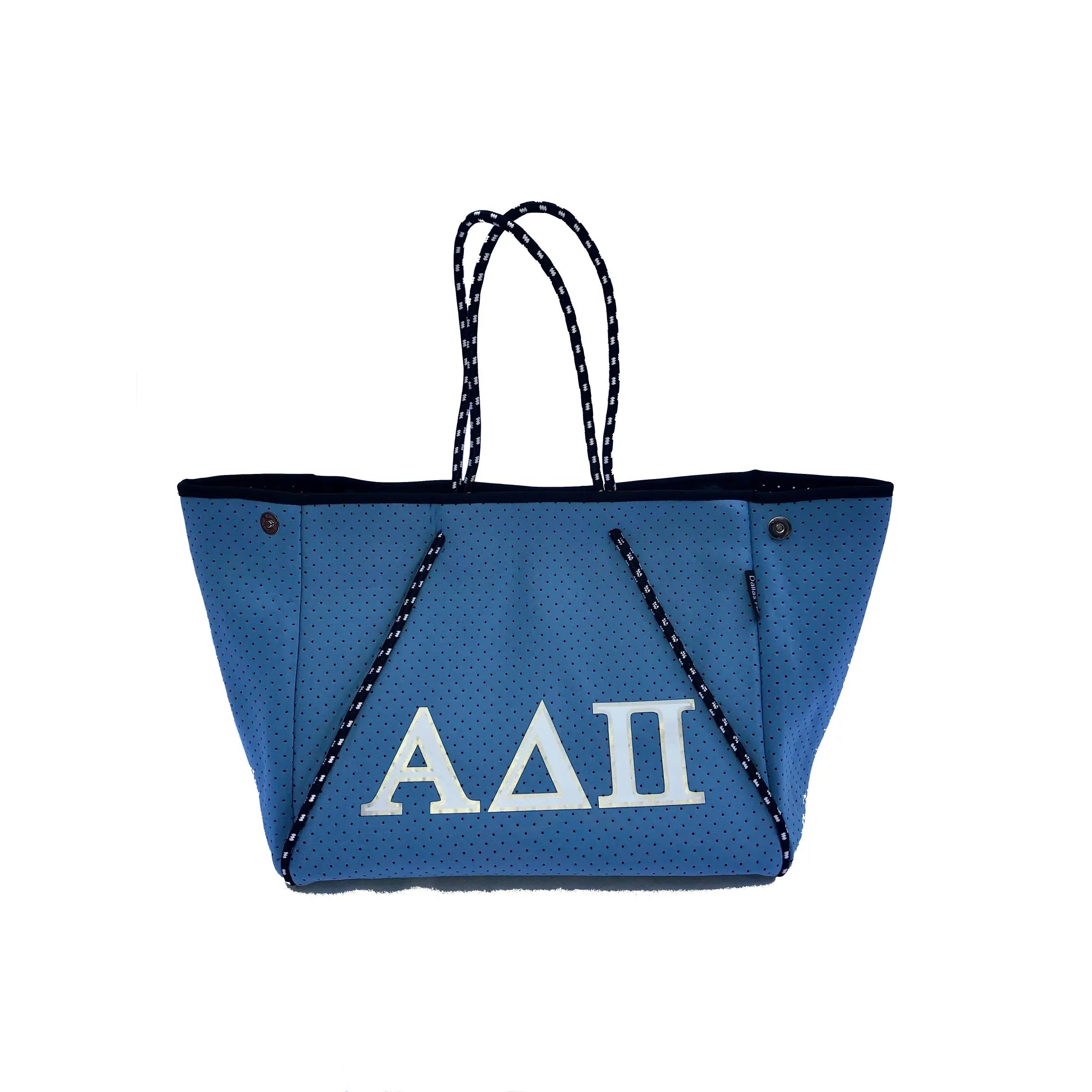 DH Sorority NEVERFULL Neoprene Greek Chic Tote Bag