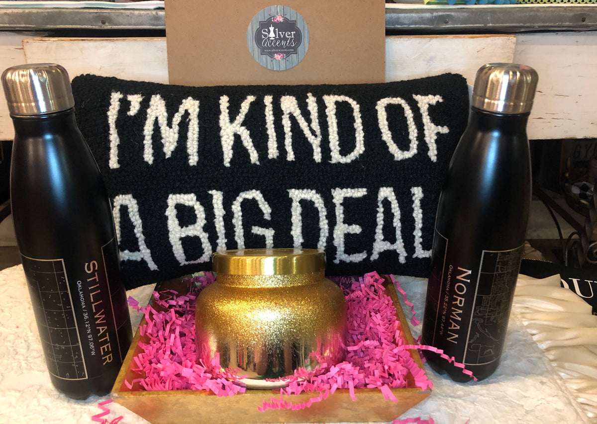 ROAD TAKEN Engraved Map Insulated Bottle