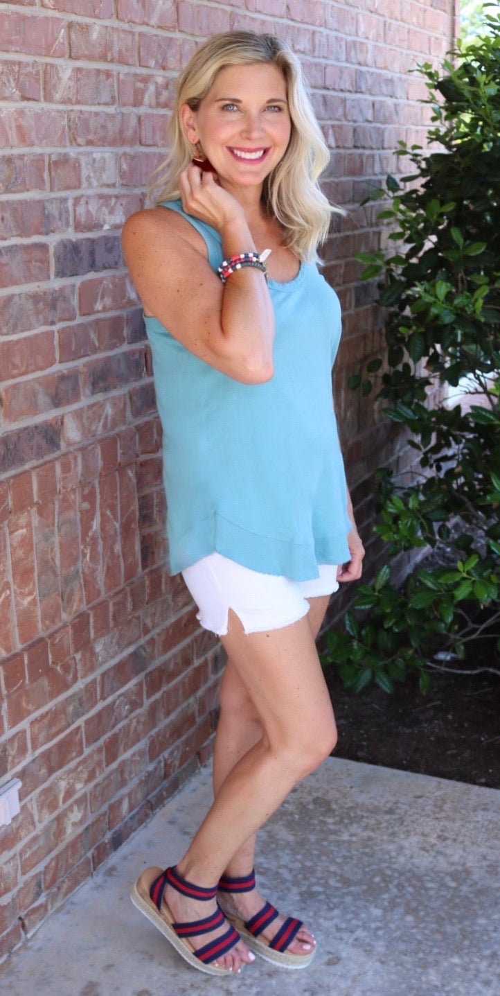 *BOBI Lightweight Jersey PRIME RoundHem Tank Top