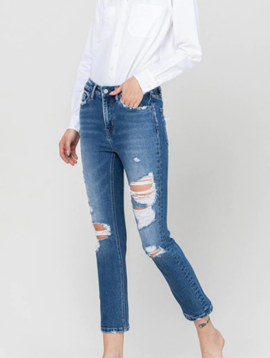 VERVET HiRise JEANNE Straight Leg Jean